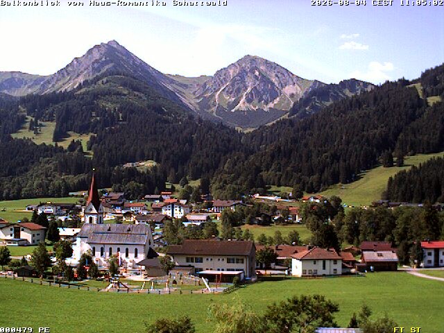 Archiv Foto Webcam Schattwald: Haus Romantika