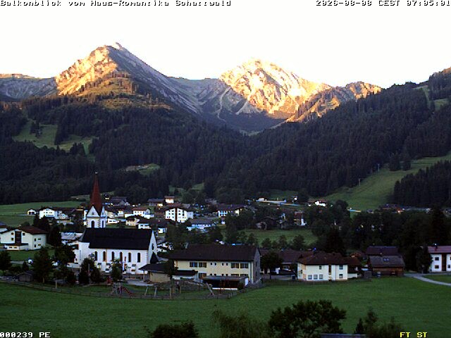 Archiv Foto Webcam Schattwald: Haus Romantika