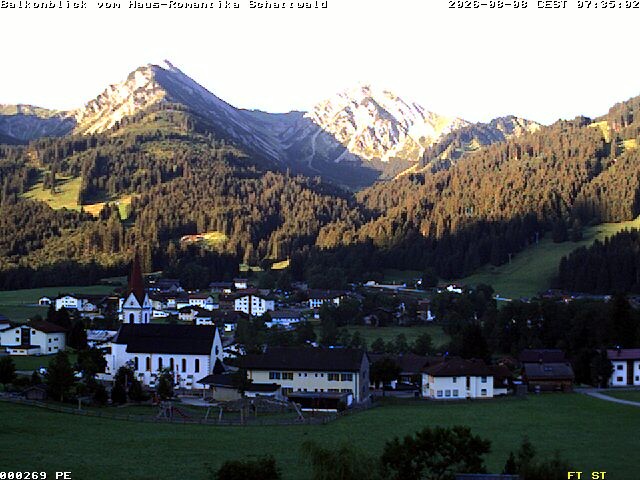 Archiv Foto Webcam Schattwald: Haus Romantika