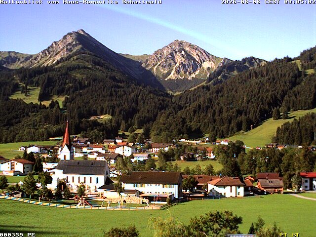 Archiv Foto Webcam Schattwald: Haus Romantika