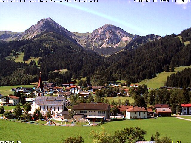 Archiv Foto Webcam Schattwald: Haus Romantika