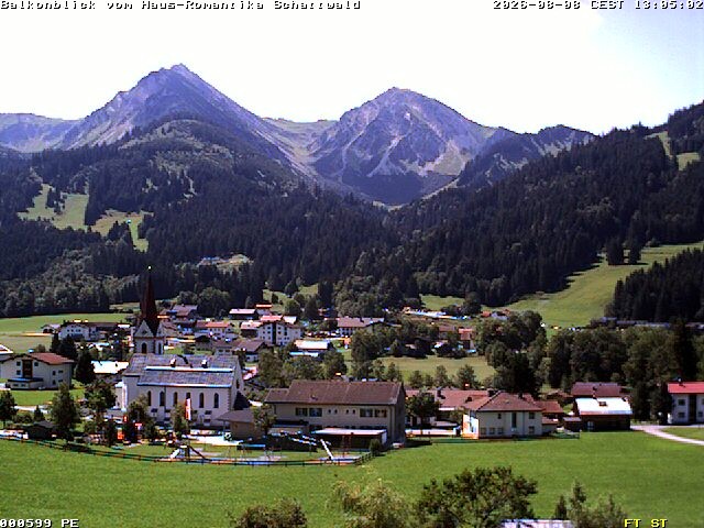 Archiv Foto Webcam Schattwald: Haus Romantika