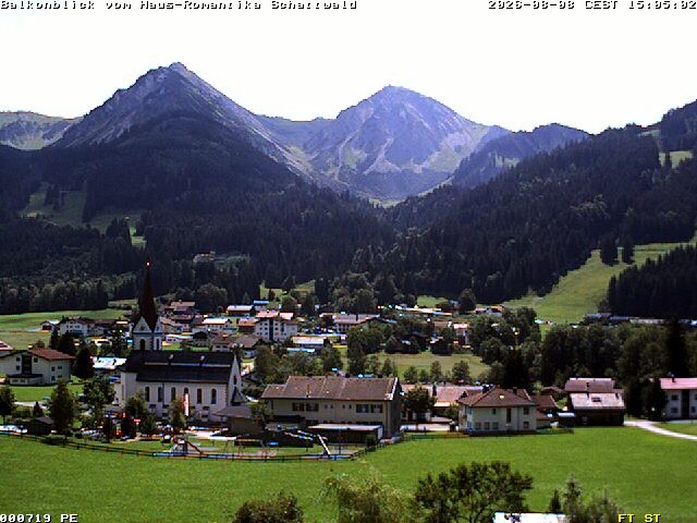 Archiv Foto Webcam Schattwald: Haus Romantika