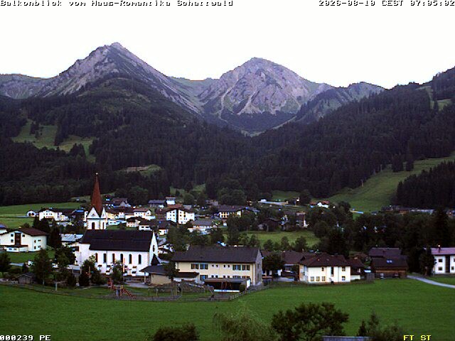 Archiv Foto Webcam Schattwald: Haus Romantika