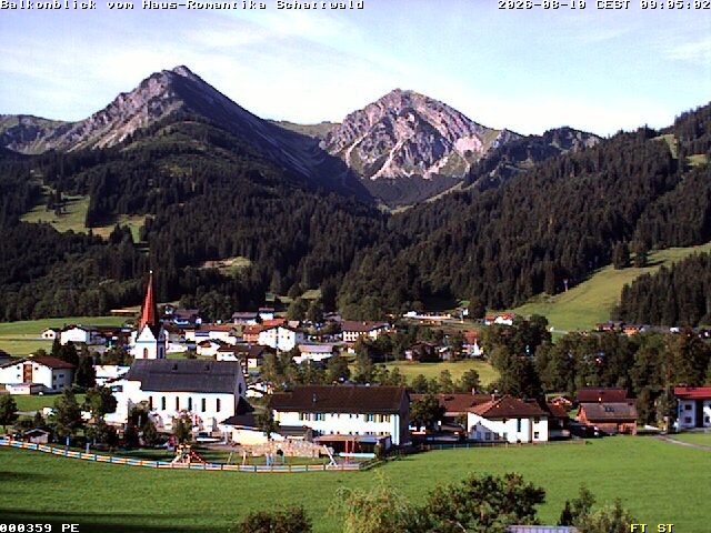 Archiv Foto Webcam Schattwald: Haus Romantika