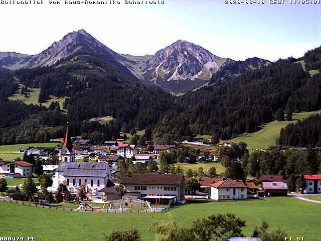 Archiv Foto Webcam Schattwald: Haus Romantika