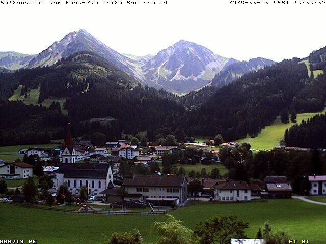 Archiv Foto Webcam Schattwald: Haus Romantika