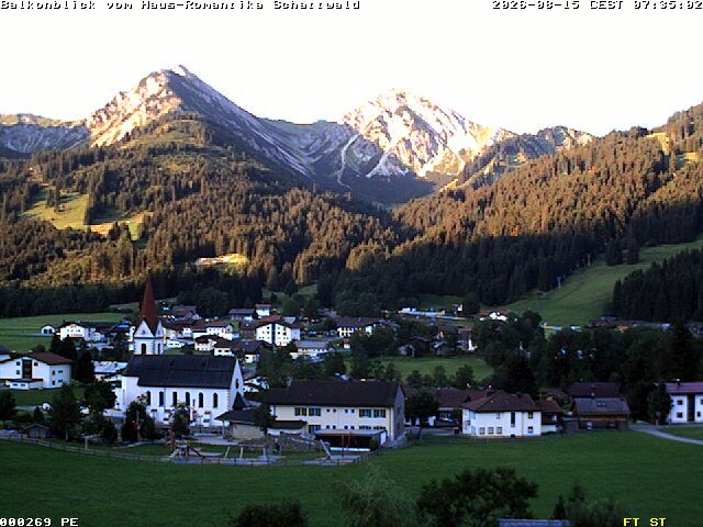 Archiv Foto Webcam Schattwald: Haus Romantika