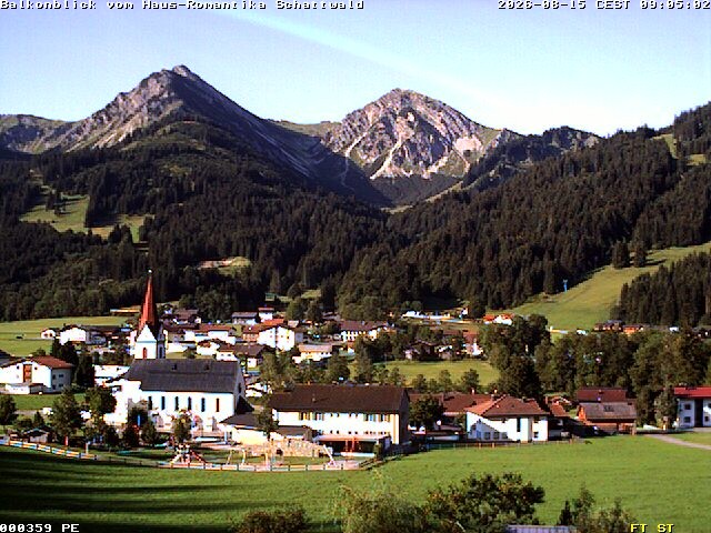 Archiv Foto Webcam Schattwald: Haus Romantika