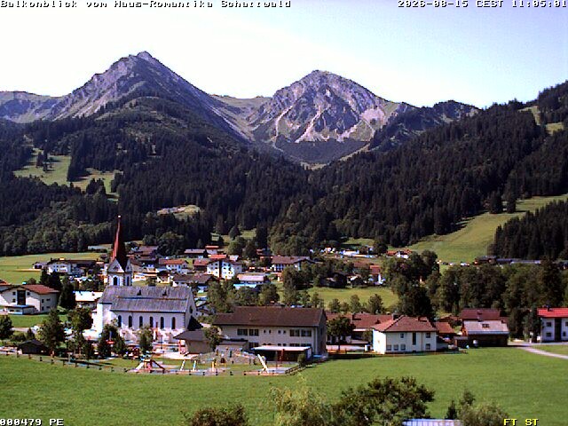 Archiv Foto Webcam Schattwald: Haus Romantika