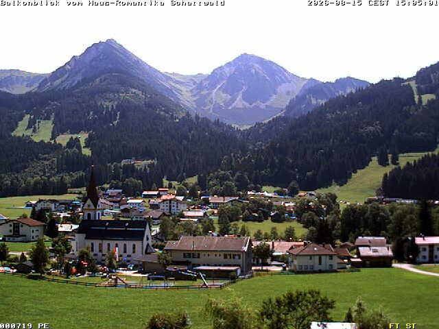 Archiv Foto Webcam Schattwald: Haus Romantika