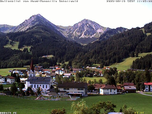 Archiv Foto Webcam Schattwald: Haus Romantika