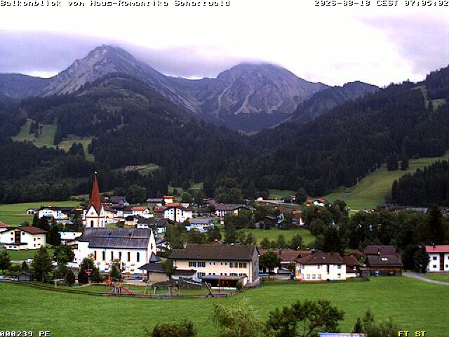 Archiv Foto Webcam Schattwald: Haus Romantika