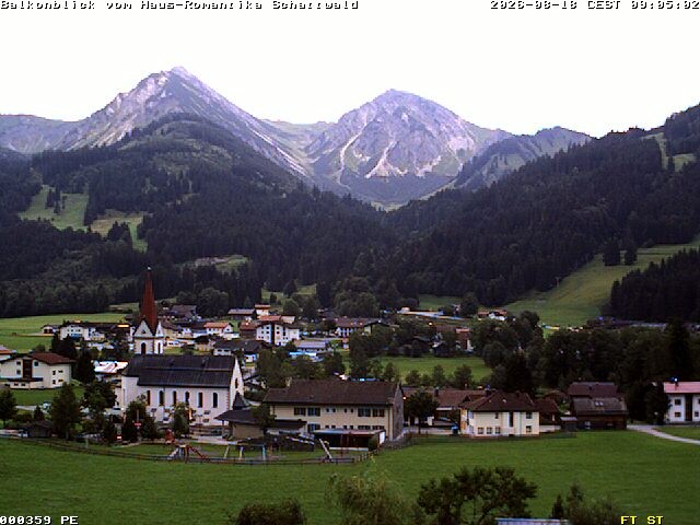 Archiv Foto Webcam Schattwald: Haus Romantika