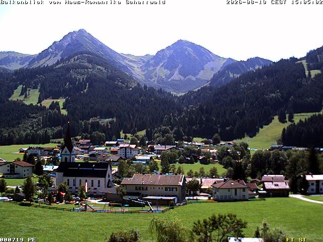 Archived image Webcam Schattwald: Vacation rental Haus Romantika