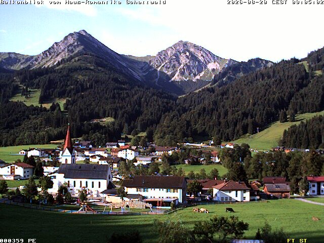 Archiv Foto Webcam Schattwald: Haus Romantika