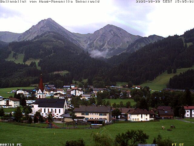 Archiv Foto Webcam Schattwald: Haus Romantika