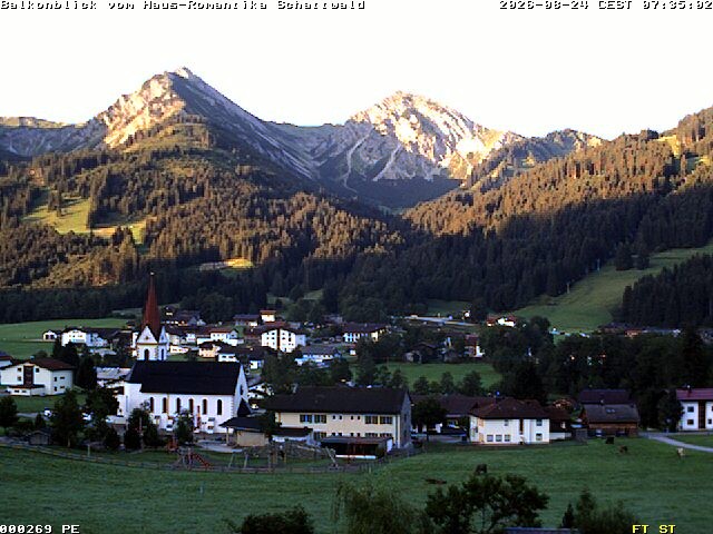 Archiv Foto Webcam Schattwald: Haus Romantika