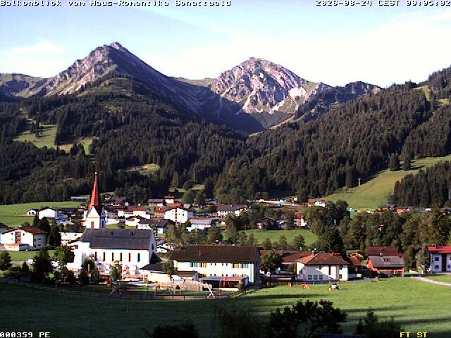 Archiv Foto Webcam Schattwald: Haus Romantika