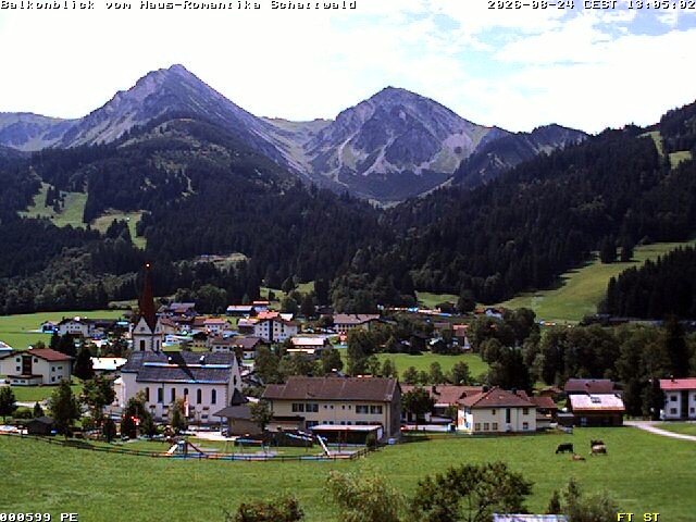 Archiv Foto Webcam Schattwald: Haus Romantika