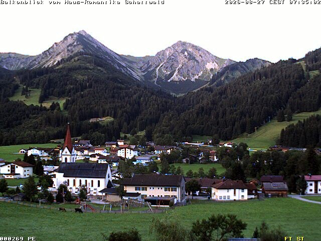 Archiv Foto Webcam Schattwald: Haus Romantika