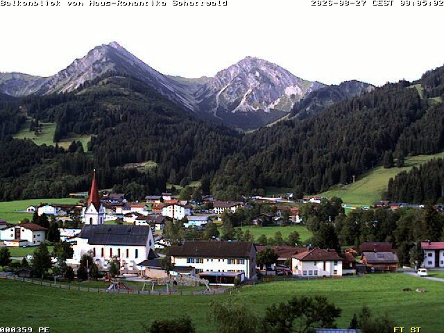 Archiv Foto Webcam Schattwald: Haus Romantika