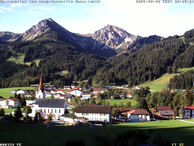 Archiv Foto Webcam Schattwald: Haus Romantika
