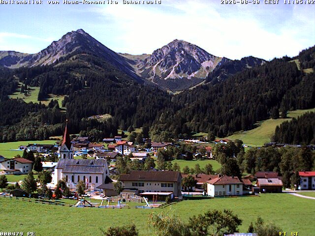 Archiv Foto Webcam Schattwald: Haus Romantika