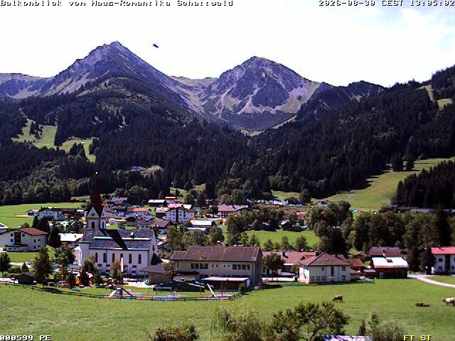 Archiv Foto Webcam Schattwald: Haus Romantika