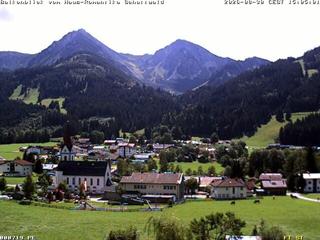 Archiv Foto Webcam Schattwald: Haus Romantika