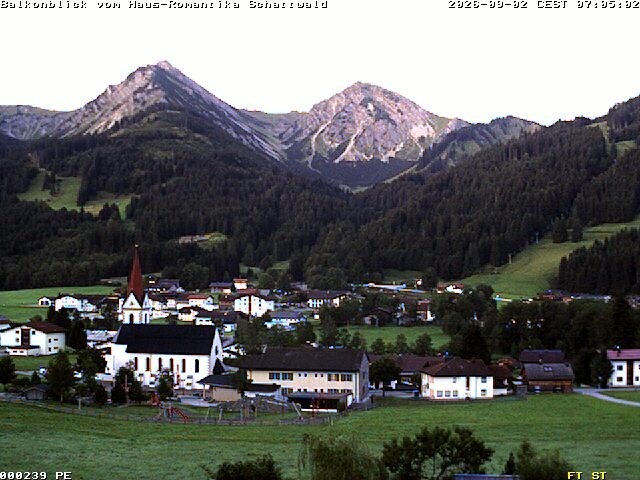 Archiv Foto Webcam Schattwald: Haus Romantika