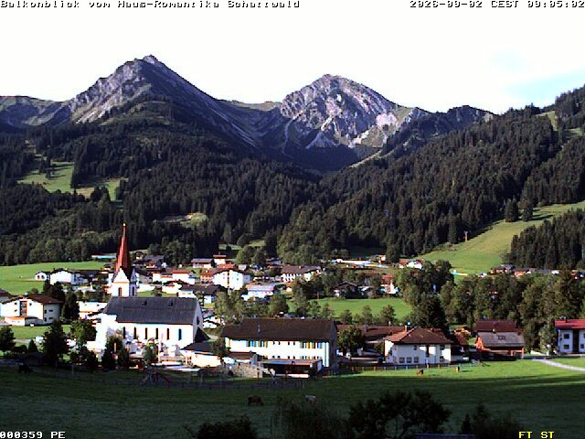 Archiv Foto Webcam Schattwald: Haus Romantika