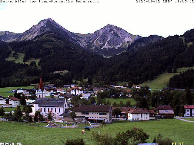 Archiv Foto Webcam Schattwald: Haus Romantika