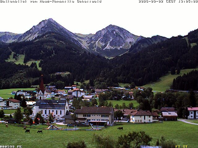 Archiv Foto Webcam Schattwald: Haus Romantika