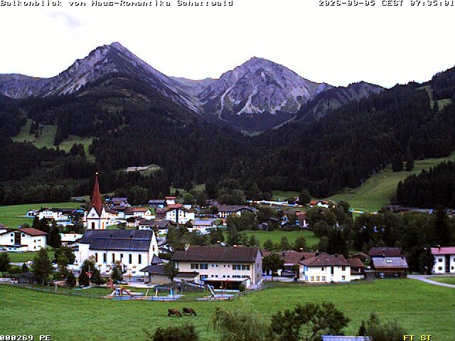 Archiv Foto Webcam Schattwald: Haus Romantika