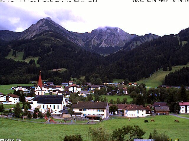Archiv Foto Webcam Schattwald: Haus Romantika
