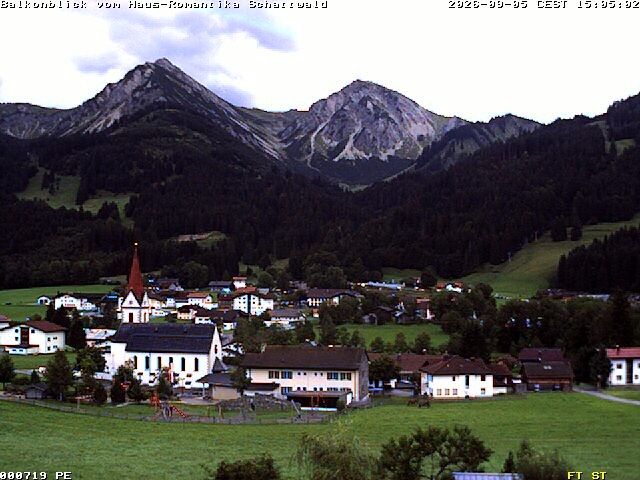 Archiv Foto Webcam Schattwald: Haus Romantika