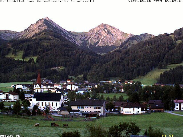 Archiv Foto Webcam Schattwald: Haus Romantika