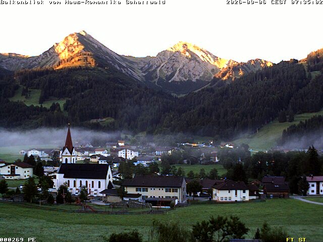 Archiv Foto Webcam Schattwald: Haus Romantika