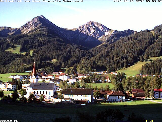 Archiv Foto Webcam Schattwald: Haus Romantika