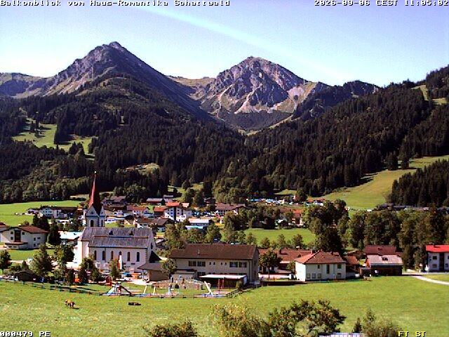 Archiv Foto Webcam Schattwald: Haus Romantika