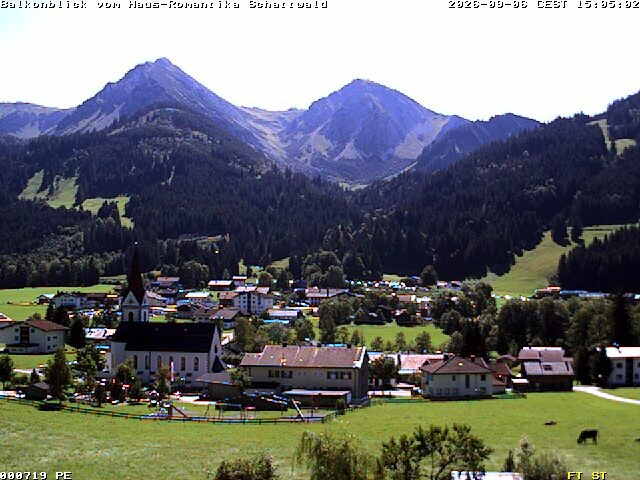 Archiv Foto Webcam Schattwald: Haus Romantika