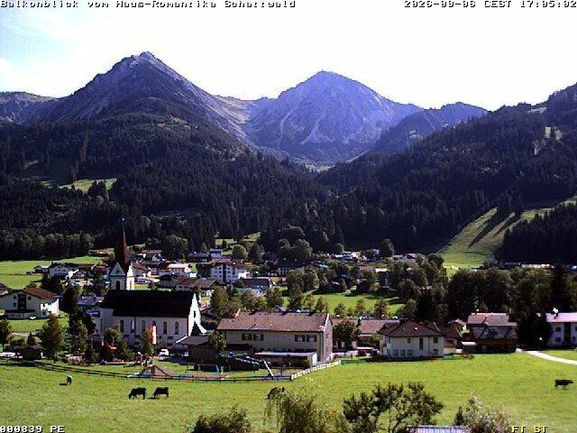 Archiv Foto Webcam Schattwald: Haus Romantika