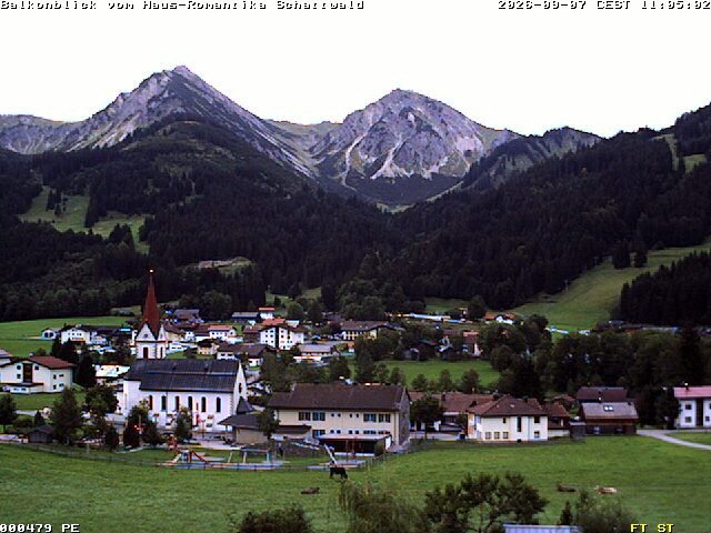 Archiv Foto Webcam Schattwald: Haus Romantika