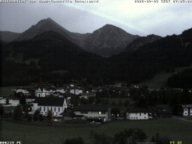 Archiv Foto Webcam Schattwald: Haus Romantika