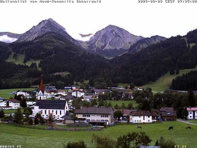 Archiv Foto Webcam Schattwald: Haus Romantika