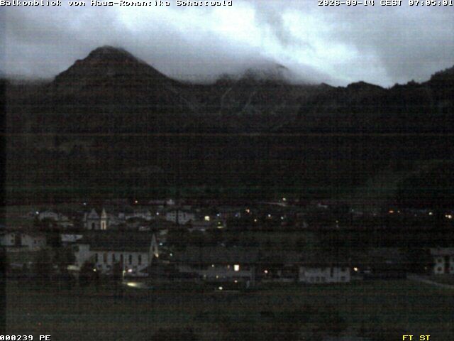 Archived image Webcam Schattwald: Vacation rental Haus Romantika