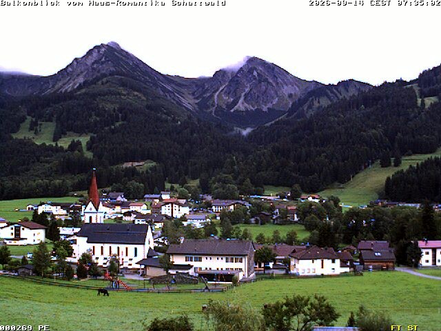Archived image Webcam Schattwald: Vacation rental Haus Romantika