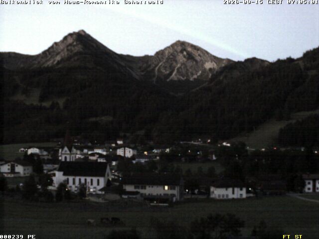 Archiv Foto Webcam Schattwald: Haus Romantika