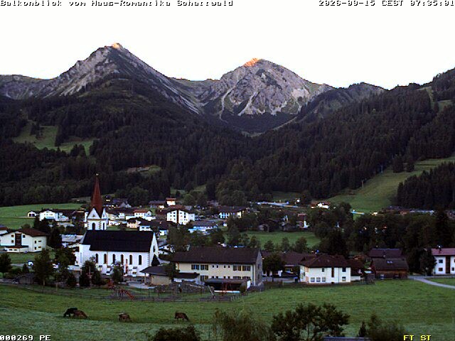 Archiv Foto Webcam Schattwald: Haus Romantika